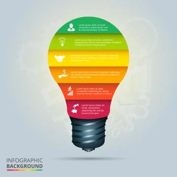 Vector element for infographic. Stock Illustration