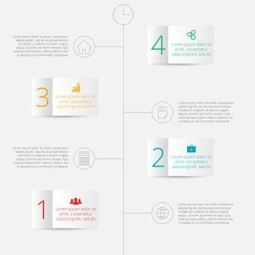 Vector element for infographic. Stock Illustration