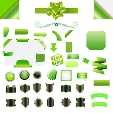 Vector element set Stock Illustration