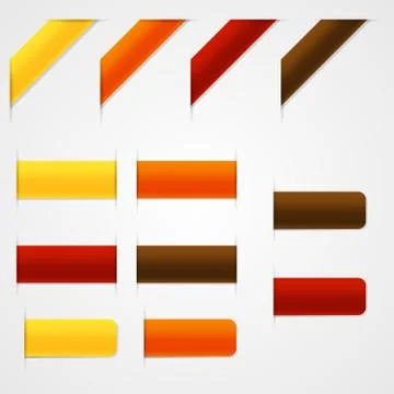 Vector element set Stock Illustration