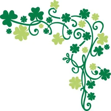 Vector elements background for St. Patrick's Day Stockillustratie