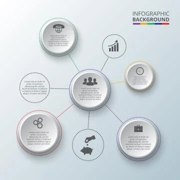 Vector elements for infographic. Stock Illustration