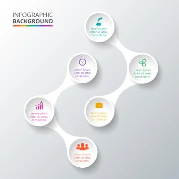 Vector elements for infographic. Stock Illustration