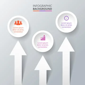 Vector elements for infographic. Stock Illustration