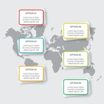Vector elements for infographic. Stock Illustration