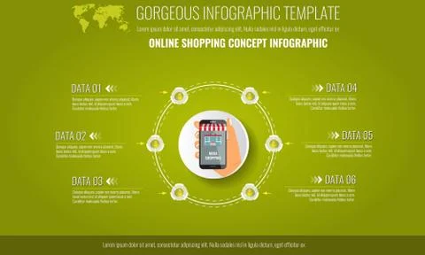 Vector elements for infographic. Template for diagram, graph, presentation and 스톡 일러스트