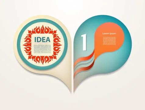 Vector elements for infographic. Template for diagram, graph, presentation an 库存插图