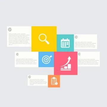 Vector elements for infographic. Template for diagram, graph, presentation an Stock Illustration