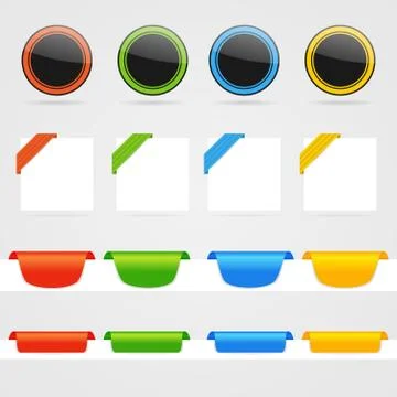 Vector elements set Stock Illustration