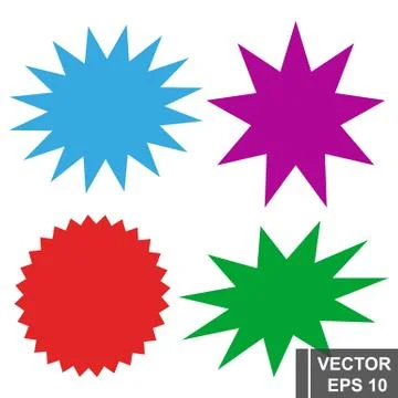 Vector elements. Stickers for text. Isolated on white background. Иллюстрация