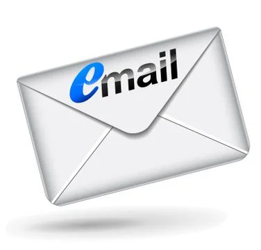 Vector email envelope Illustrazione stock