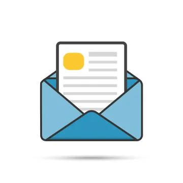 Vector email icon Stock Illustration