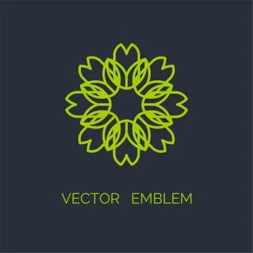 Vector emblem Stock Illustration