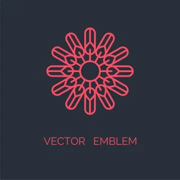 Vector emblem Stock Illustration