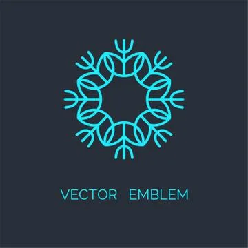 Vector emblem Stock Illustration