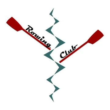 Vector emblem for rowing club Stock Illustration