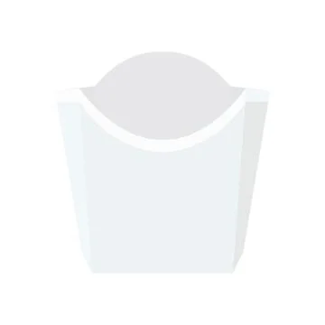 Vector empty packaging for french fries Stock Illustration