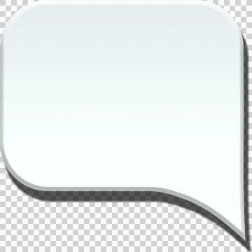 Vector of empty speech balloon Ilustración de archivo