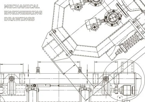 Vector engineering illustration. Cover, flyer, banner, background Stockillustratie