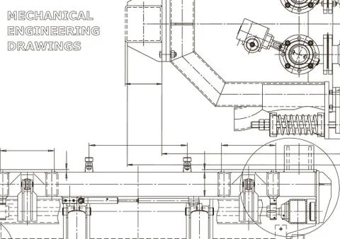 Vector engineering illustration. Cover, flyer, banner, background イラスト素材