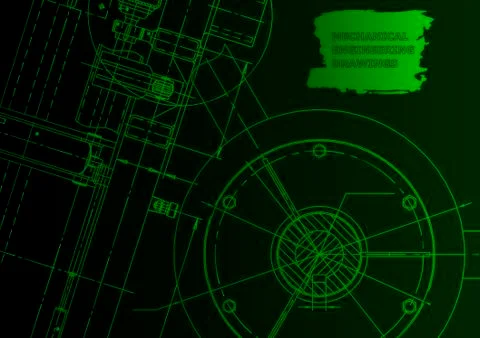 Vector engineering illustration Stock Illustration