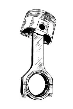 Vector engraved style illustration for posters, decoration and print. Hand dr Stock Illustration