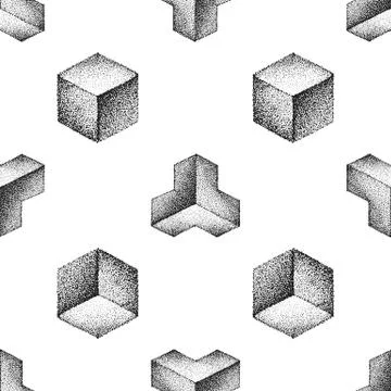 Vector engraving vintage seamless pattern. Stock Illustration