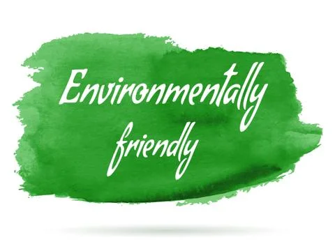 Vector environmental eco label Stock Illustration