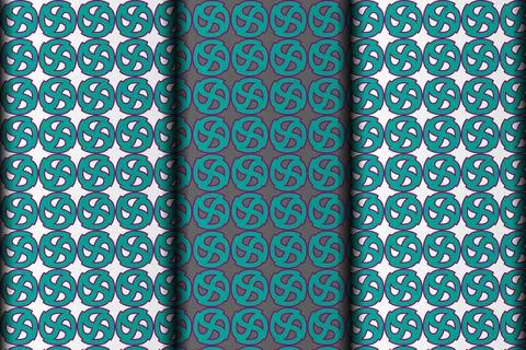 Vector eps circle style pattern design. Stock Illustration