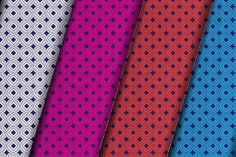 Vector eps customize pattern design template. Ilustración de archivo