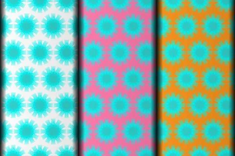 Vector eps customize seamless pattern design element. Stock Illustration