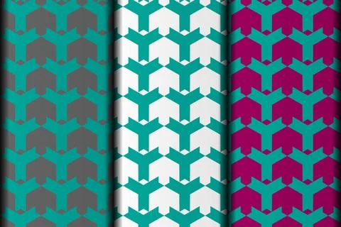 Vector eps geometric pattern design. Stock Illustration