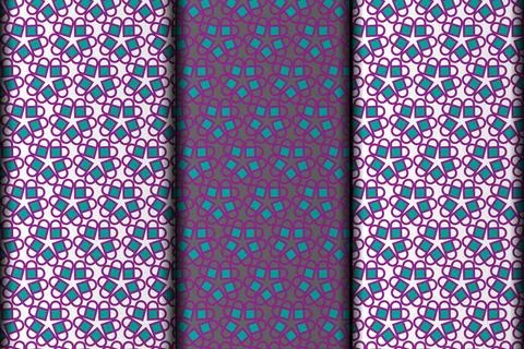 Vector eps geometric shapes pattern design. Stock Illustration