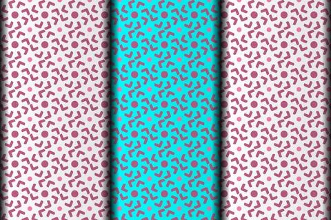 Vector eps pattern design element. Stock Illustration