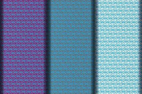 Vector eps seamless pattern design template. Stock Illustration