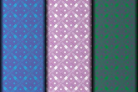 Vector eps seamless pattern design template. Stock Illustration