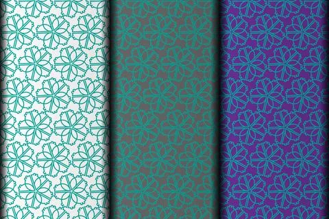 Vector eps seamless pattern design. Stock Illustration