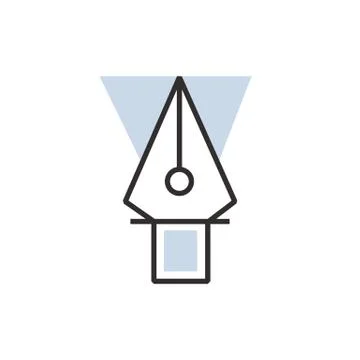 Vector eps10 pen tool  icon Illustrazione stock