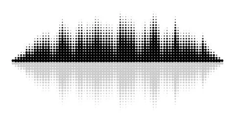 Vector Equalizer Effect Stock Illustration