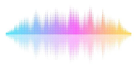 Vector Equalizer Effect Stock Illustration