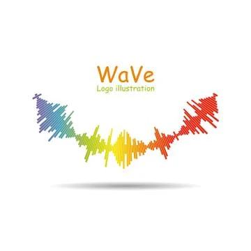 Vector equalizer element in the form of a smile Stock Illustration