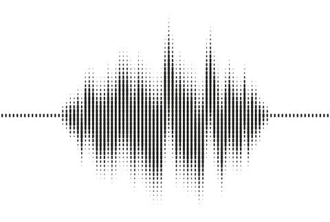 Vector Equalizer Sound Wave Stock Illustration