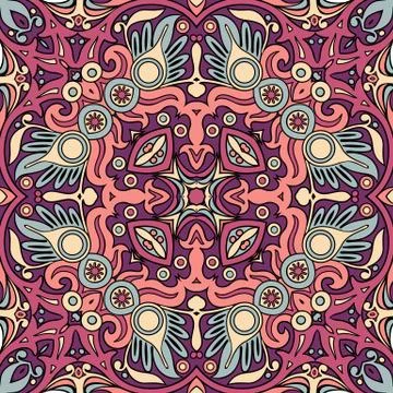 Vector ethnic nature ornamental background 스톡 일러스트