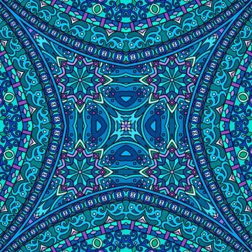Vector ethnic ornamental background Stock-Illustration