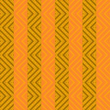 Vector ethnic rhombs texture . Carpet or wallpaper pattern. Yellow and blue c Illustrazione stock