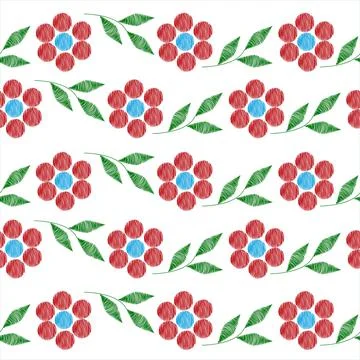 Vector. Ethnic seamless pattern. Hispanic Heritage Month. Stock Illustration
