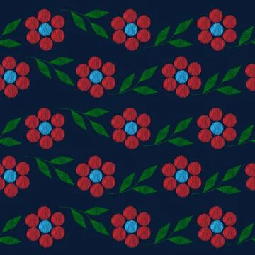 Vector. Ethnic seamless pattern. Hispanic Heritage Month. Stock Illustration