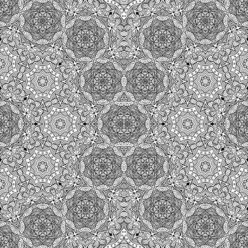 Vector ethnic seamless pattern 스톡 일러스트