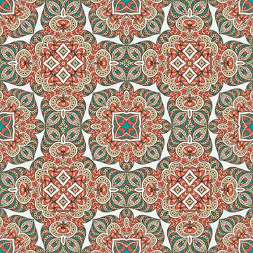 Vector ethnic seamless pattern Illustrazione stock