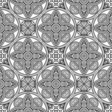Vector ethnic seamless pattern Illustrazione stock